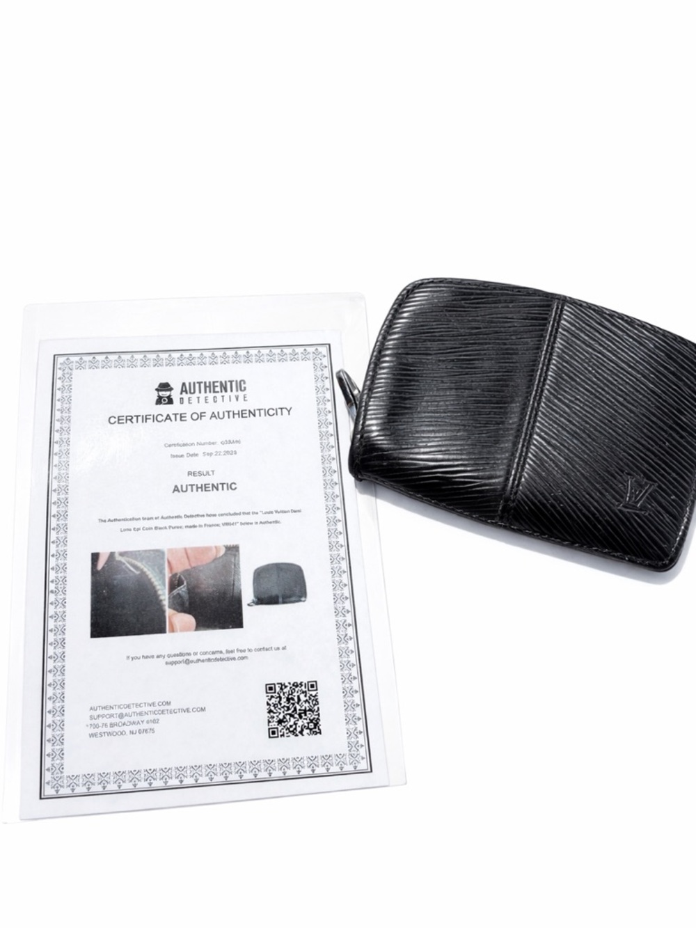 Vintage Louis Vuitton Epi Leather Coin Pouch – Black (Authentic)